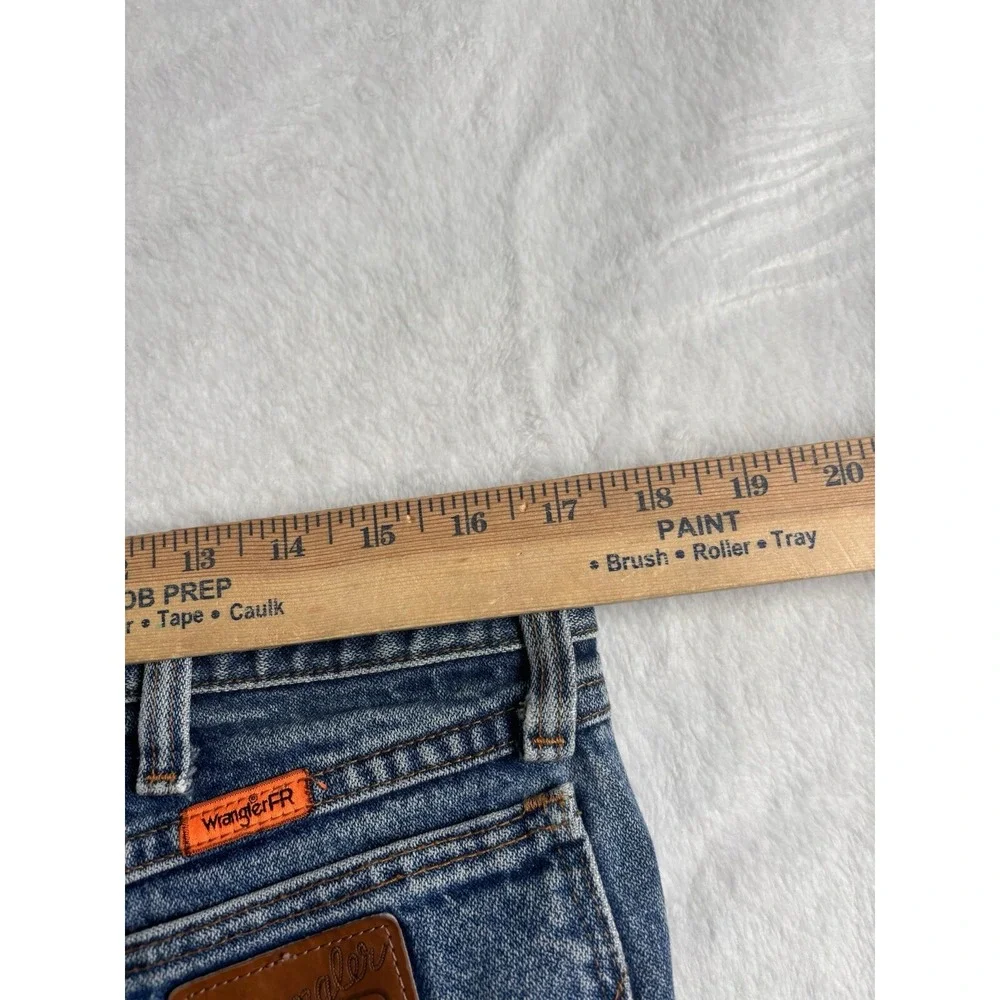 Wrangler Flame Resistant FR Relaxed Blue Jean Denim‎ Men's 34